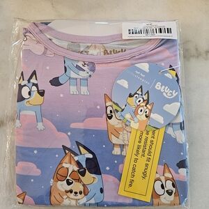 Short Sleeved Little Sleepies Bluey Sleepytime Pajamas